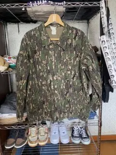 90s usa製 ツリーカモジャケット カバーオールヴィンテージ80s