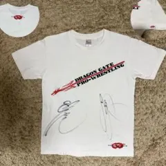 プロレス団体ドラゴンゲートPRO-WRESTLHNG サイン入りTシャツ男女兼用