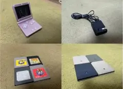 【値下げ可】ゲームボーイアドバンスSP ピンク 本体/ソフト