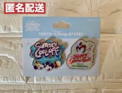 新品　ミセスグリーンアップル　ピンバッジ　サマークールオフ　ディズニー