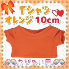 新色 オレンジ Tシャツ 10cm ぬい服 アイドル 韓国 海外 アニメ 推し活
