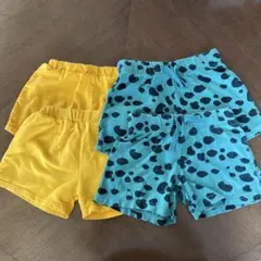 H&M ヒョウ柄ハーフパンツ４枚セット