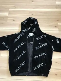 MILKFED ミルクフェド 総ロゴ ボアジャケット