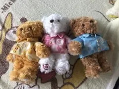 きくまのぬいぐるみベア3体セット