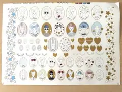 ポーセラーツ　転写紙　パリジェンヌ