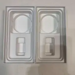 1)iPhone xs 箱のみ　2個