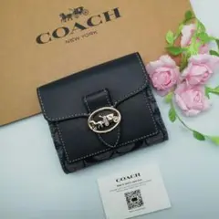 新商品 COACH コーチ 折り財布 正規品