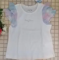 【匿名配送】エニィファム 接触冷感 レインボーチュール Tシャツ 90cm