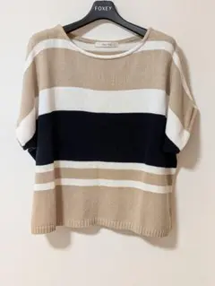 Mouth Valley♡ストライプデザイン半袖ニット高島屋カタログ通販で購入