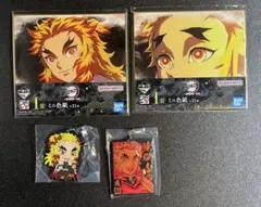 一番くじ 鬼滅の刃 ミニ色紙 煉獄杏寿郎 千寿郎 ラバマス ラバストセット ⑬