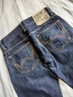 送料込み★EDWINブルートリップ　503フレアダメージデニム日本製size30
