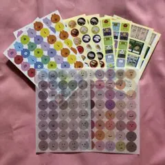 ②シートシール大量 まとめて シール帳にも