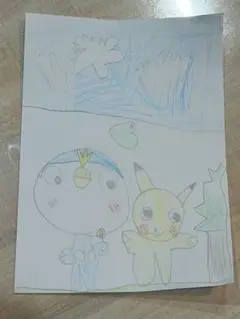 子供のカラフルなイラスト
