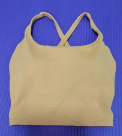 バックデザイン　トップス　マスタード　M
