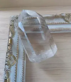 マダガスカル　水晶　ポリッシュ　ポイント　美品　透明感　希少