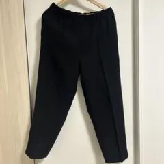ダイスケオバナ エッセンスMブラック ワイドイージーパンツ テーパードスラックス