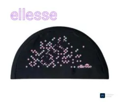 [美品]ellesse エレッセ スイムキャップ　ピンク フリーサイズ