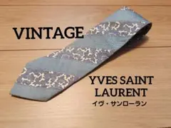イヴ・サンローランYves Saint Laurent ペイズリー柄ネクタイ