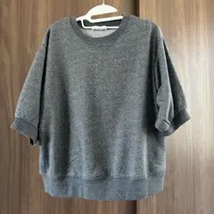 chocol raffine robe グレー 五分袖