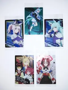 【未開封】　ウマ娘　シンデレラグレイ　ツインウエハ　トレカ　「レア含む」　５枚