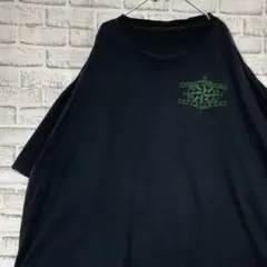 USA製90sヴィンテージTシャツ！シングルステッチブラック半袖古着3XL725