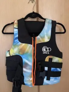 ocean pacific ライフジャケット タイダイカラー キッズ用 Lサイズ