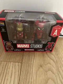 MARVEL happyくじＡ賞　ベアブリックペアセット