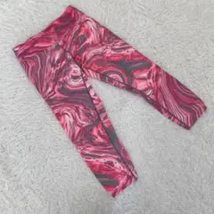《カルバンクライン》 (S) クロップド総柄レギンス スパッツ スポーティ ヨガ
