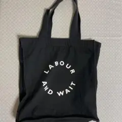 LABOUR AND WAIT 黒トートバック