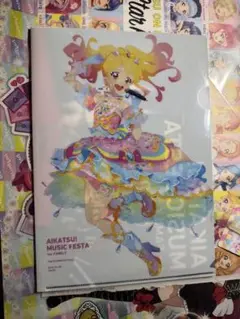 アイカツ！　虹野ゆめ　クリアファイル　ミュージックフェスタ　ブルーレイ購入特典
