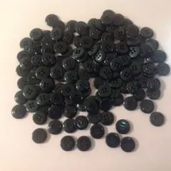 ビンテージボタン 黒