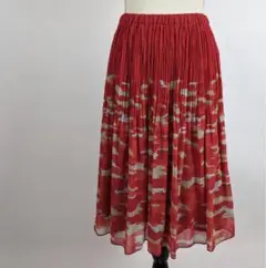 超美品【HIROKO BIS】春夏　スカート　ウエストゴム入り　9号