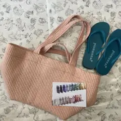 ピオヌンナル　ガーデン　サクラ　新品　ビーチサンダル付き