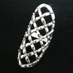 新品 フィンガー シルバー リング アクセサリー ロング オールド ジュエリー