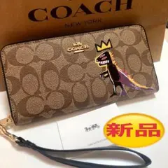 コーチ COACH ×バスキアコラボ 恐竜 レキシー Rexy 長財布