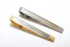dunhill ダンヒル ネクタイピン 2点 まとめ ゴールド/シルバー系カラー
