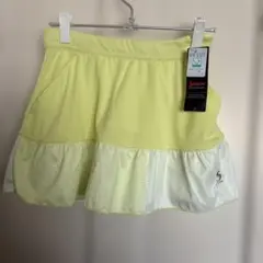 未使用品!スリクソンライトイエロー テニススカートXLサイズ