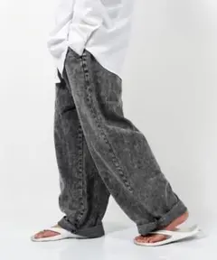 1111 clothing ワイドデニム