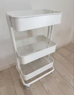 IKEA　RÅSKOG ロースコグ ワゴン 3段　キッチンワゴン　ホワイト
