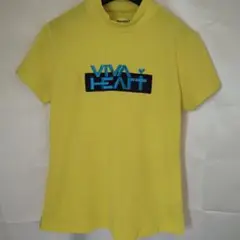 VIVA HEART ゴルフシャツ 蛍光イエロー サイズ40 訳あり