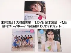 大谷映美里 尾木波菜他 週刊プレイボーイ 非売品 特別付録 DVD 3枚セット！