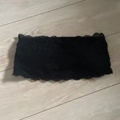 ブラックレース チューブトップ Sサイズ