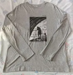 ジーナシス　フォトアートグラフィックロンTEE　グレー
