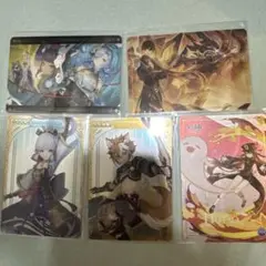 原神 メタルカード5枚セット