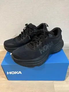 HOKA ONEONE　ホカオネオネ　ボンダイ8 ブラック 26cm