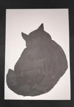 022｜黒猫 原画 A4 手描きイラスト