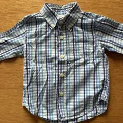 baby GAP チェックワイシャツ　80㎝