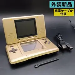 外装新品　初代DS本体　ニンテンドーDS AGS002 ゴールド　充電ケーブル付