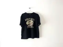 SHEIN VINTAGE Tシャツ Lサイズ　ブラック
