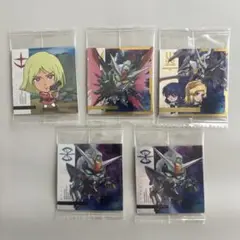 5枚セット にふぉるめーしょん 機動戦士ガンダム シールウエハース